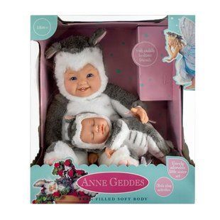 Anne Geddes Набір ляльок Маленькі сестри Кошенятка, 38 см та 23см 281043 фото