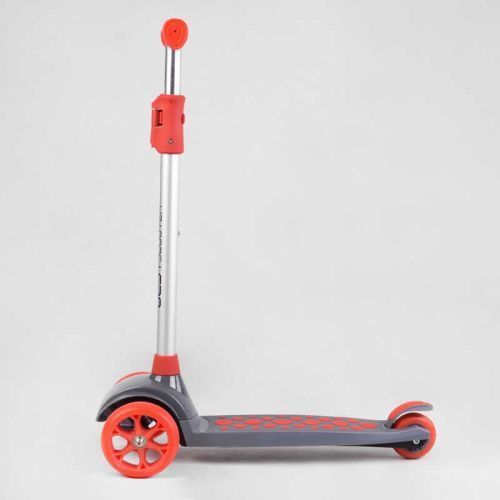 Самокат триколісний LK-52003 Best Scooter (4) СВІТЛО ДЕКИ, КОЛІС І ДИСКІВ, знімне кермо, передні колеса PU 120х35мм, задні колеса PU 80х30мм 269201 фото
