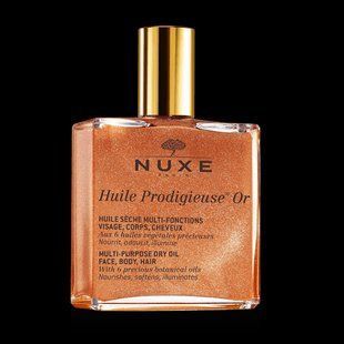 Нюкс Чудова суха золота олія для шкіри та волосся Nuxe Huile Prodigieuse Or, 50 мл ЕХ02696 фото