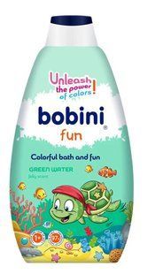 Кольоровий гель для купання та гри Зелена вода ,500 мл.(1+) / "Bobini" УТ000012646 фото
