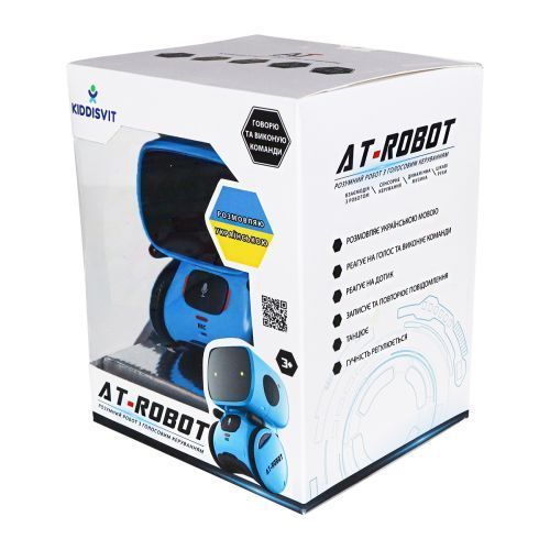 Інтерактивний робот з голосовим керуванням - AT-ROBOT (синій) укр 288686 фото