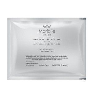 Marjolie Біоцелюлозна маска антивікової дії з пептидами Anti-Aging Mask Peptides Face, 1 саше M7113 фото
