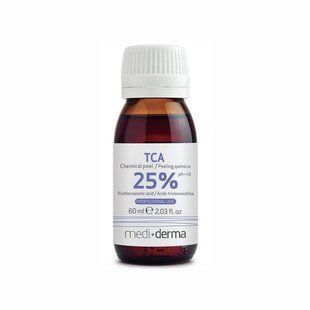 Трихлороцтовий пілінг 25% TCA Peel 25% рН 0.8 Medi+derma, 60 мл 40000861 фото