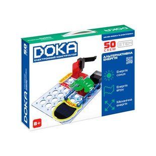 Конструктор електронний Doka Альтернативна енергія 50 схем 249484 фото