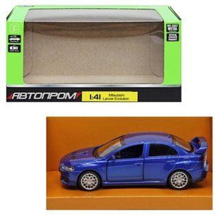 Машинка металева "Автопром: Mitsubishi Lancer", синій 211310 фото