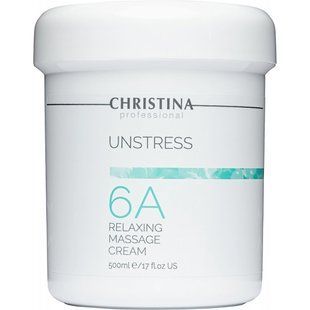 Розслаблювальний масажний крем (крок 6a) Christina Unstress Relaxing Massage Cream 500 мл CHR775 фото