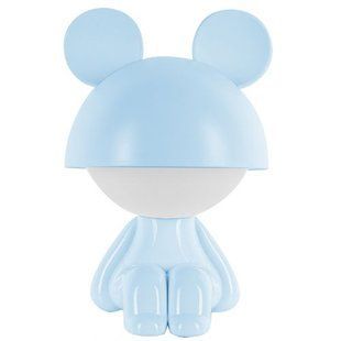Світильник-нічник LED з акумулятором Cute Mouse, блакитний 274366 фото