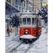 Картина по номерах "Старий червоний трамвай" 40х50 см 251149 фото 1