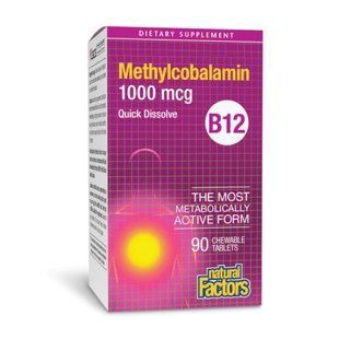 B12 Methylcobalamin 1000 mcg - 90 tabs 28874 фото