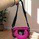 Сумочка mini (текстильна) 18х123 см (без ручок) (рожева) 269800 фото 2