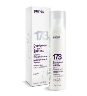 Депігментуючий крем SPF 50+ Purles Depigment Cream SPF 50+, 50 мл 173 фото