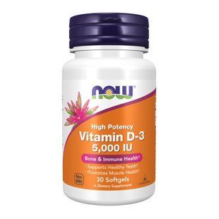 VIT D-3 5000 IU - 30 sgels 28118 фото