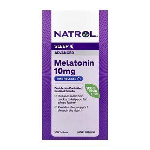 Advanced Sleep Melatonin 10mg - 100 tabs 31441 фото