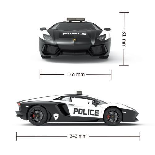 Машинка на радіокеруванні KS Drive на р/к - Lamborghini Aventador Police 224587 фото
