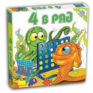 Дитяча настільна гра "4 в ряд" (укр) 229373 фото