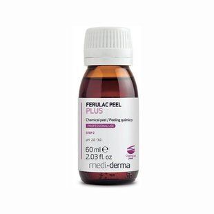 Феруловий нано-пілінг крок 2 FERULAC Peel Plus step 2 рН 2,0 - 3,0 Medi+derma, 60 мл 40000624 фото