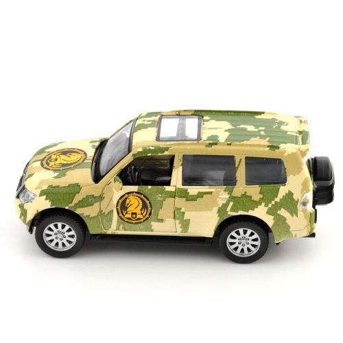 Машинка металева із серії "Шеврони Героїв" - Mitsubishi Pajero 4WD Turbo - "47 ОМБр" 237582 фото