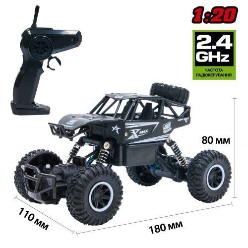 Машинка на радіокеруванні Off-Road Crawler - Rock Sport (Чорний) 224598 фото