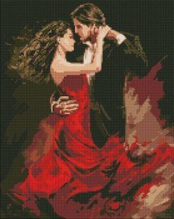 Алмазна мозаїка - "Танго кохання" &copy;art_selena_ua, 40х50см 284337 фото