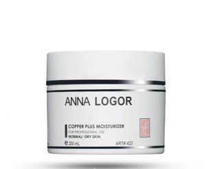 Антиоксидантний зволожувальний крем Anna Logor Copper Plus Moisturizer 250 мл AL423 фото