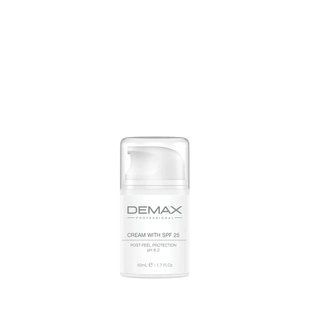 Постпілінговий захисний крем із SPF25 ,Post-Peel Protection Cream with S 50 мл Demax lot 0-47 фото