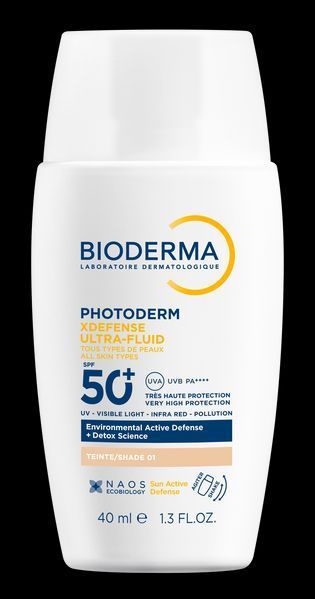 Біодерма Фотодерм XDefense Ікс Дефенс тональний ультрафлюїд SPF50+ тон 01 40мл 3701129813621 фото
