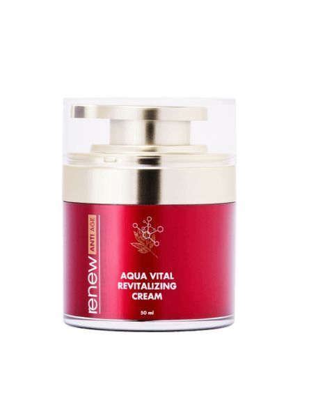 Renew Крем зволожувальний сонцезахисний антивіковий AQUA VITAL REVITALIZING CREAM 50 мл RENEWVITAL фото