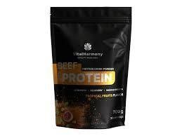 Яловичий протеїн - Тропічні фрукти, Beef Protein &ndash; Tropical Fruits VitalHarmony, 700 г VH037 фото
