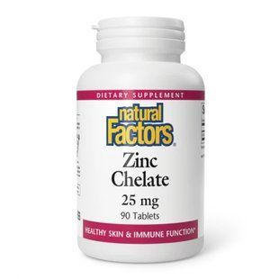 Zinc Chelate 25mg - 90 tabs 28895 фото