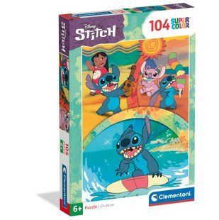 Пазли (104 елм.) - Пригоди Стіча та його друзів / "Disney" /Clementoni УТ000012307 фото
