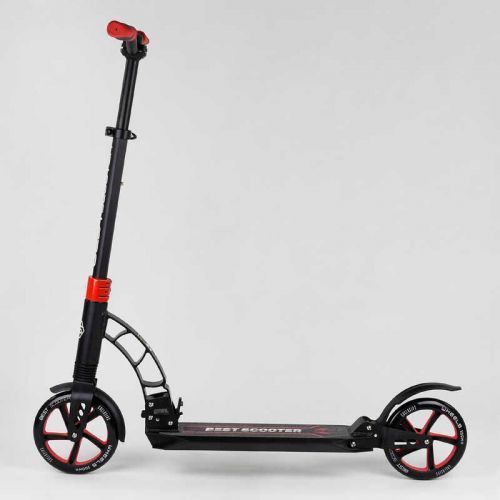 Самокат двоколісний "Best Scooter" (колеса PU, d переднього колеса 200 мм, d заднього колеса 200 мм, 2 амортизатора) 266951 фото