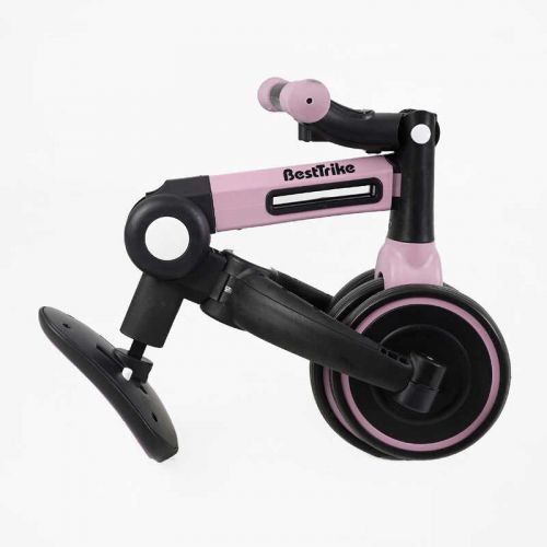 Велосипед 3-х колісний BS-11402 Best Trike колеса EVA переднє 8&rsquo;&rsquo;, заднє 6&rsquo;&rsquo;, нейлонова рама, трансформується у велобіг,підсвічування, в коробці 267639 фото