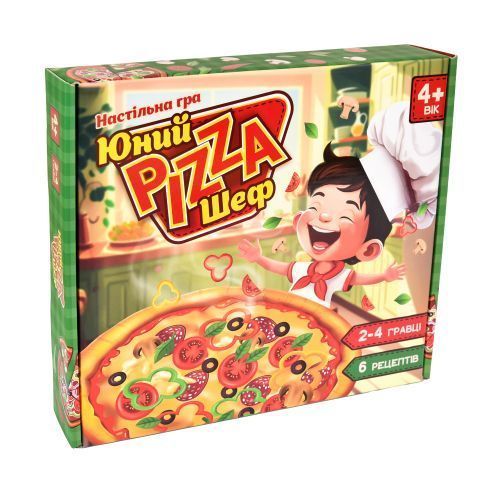 Настільна гра "Юний Pizza Шеф", українською мовою 247476 фото