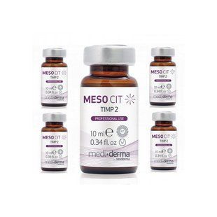 Антивікова сироватка Meso Cit Timp-2 Medi+derma, 5х10 мл 40002177 фото