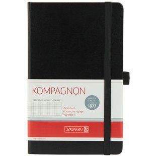 Книга записна Компаньйон чорн. А5 клітинка 271104 фото