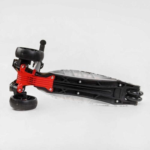 Самокат триколісний "Best Scooter", знімне кермо, колеса PU зі світлом, переднє 130х25 мм, задні здвоєні 80х45 мм, в коробці 269268 фото