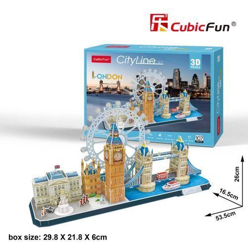 ТРИВИМIРНА ГО ЛОВОЛОМКА-КОНСТРУКТОР CITY LINE LONDON 280695 фото