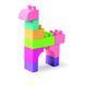 Конструктор пластиковий "Kids Blocks" 50 елементів (рожевий) 244169 фото 2