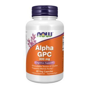 Alpha GPC 300mg - 60 vcaps 29643 фото