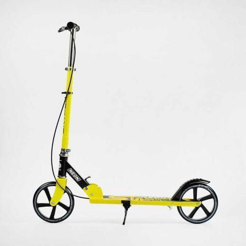 Самокат двоколісний Skyper Neon N-81483 (6) сталева рама, ручне гальмо, колеса PU діаметр 200мм, грипси гумові 269269 фото