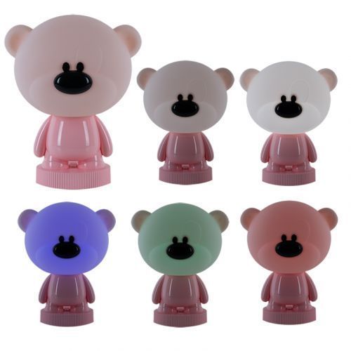 Світильник-нічник LED з акумулятором Bear, рожевий 262787 фото
