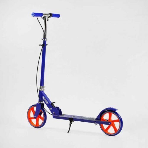 Самокат двоколісний Skyper Neon N-41417 (6) сталева рама, ручне гальмо, колеса PU діаметр 200мм, грипси гумові 269270 фото