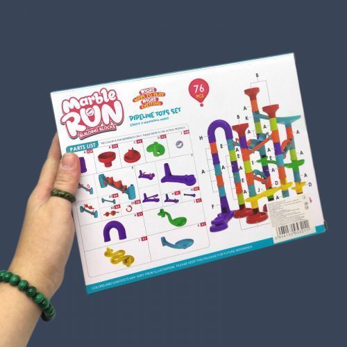 Конструктор "Marble Run" трек з кулькою 76 дет кор. 26*7,5*20 см 282926 фото