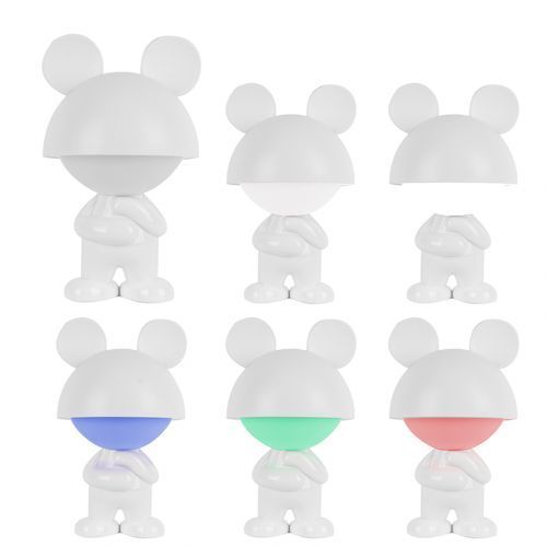 Світильник-нічник LED з акумулятором Dreamy Mouse, білий 265044 фото
