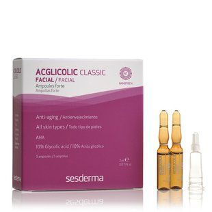 Ампули з гліколевою кислотою SeSDerma Acglicolic Classic Ampoules Forte 5*2 мл 40000007 фото