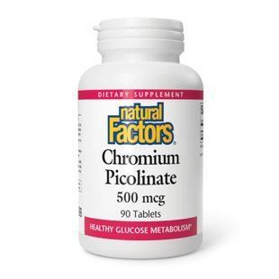 Chromium Picolinate 500mcg - 90 tabs 28887 фото