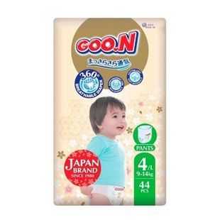 Трусики-підгузки Goo.N Premium Soft (розмір 4(L), 9-14 кг, 44 шт) 248925 фото