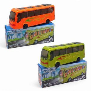 Автобус музичний, світло, на батарейках, мікс 260140 фото