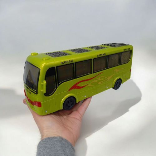 Автобус музичний, світло, на батарейках, мікс 260140 фото