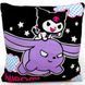Подушка з принтом аніме "Sanrio - Куромі (Kuromi)", 30 см 249726 фото 1